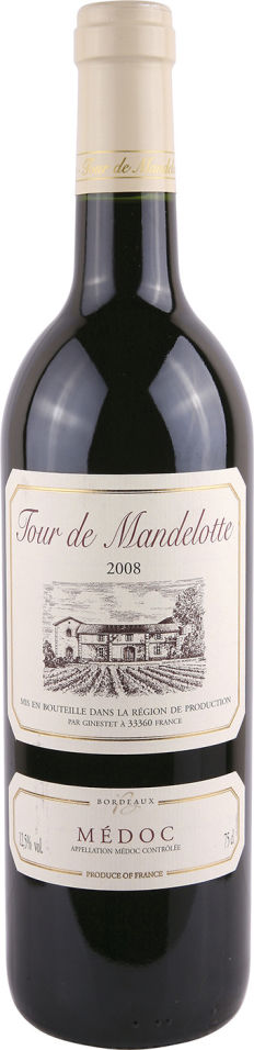 Отзывы о Вине Tour de Mandelotte Medoc красном сухом 12.5% 0.75л Отзывы о Вине Tour de Mandelotte Medoc красном сухом 12.5% 0.75л