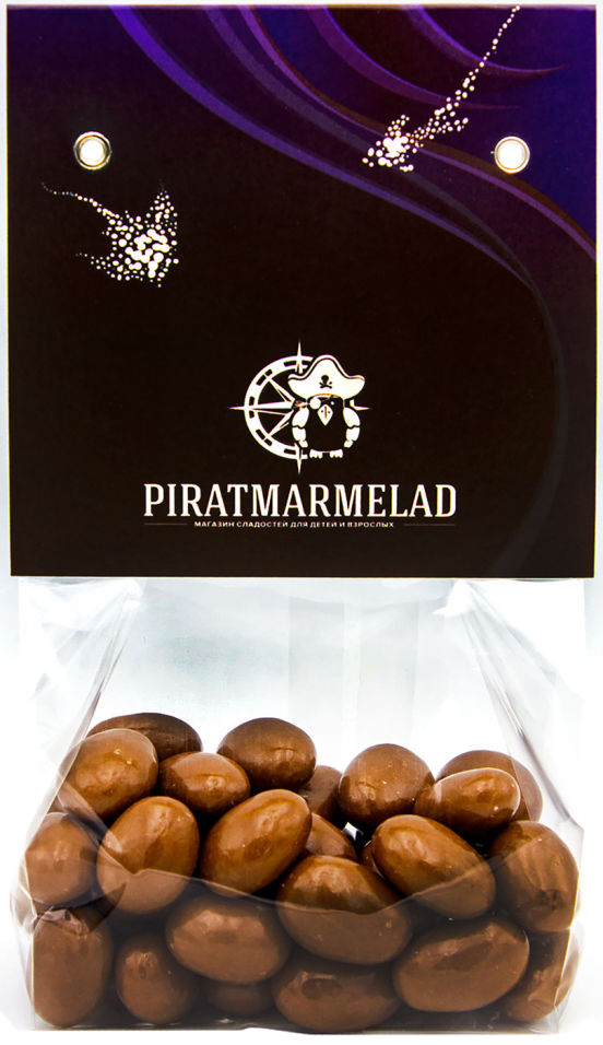Драже Pirat Marmelad Миндаль в молочном шоколаде с кофе 200г