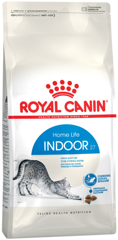 Сухой корм для кошек Royal Canin Indoor 27 Птица 4кг Сухой корм для кошек Royal Canin Indoor 27 Птица 4кг
