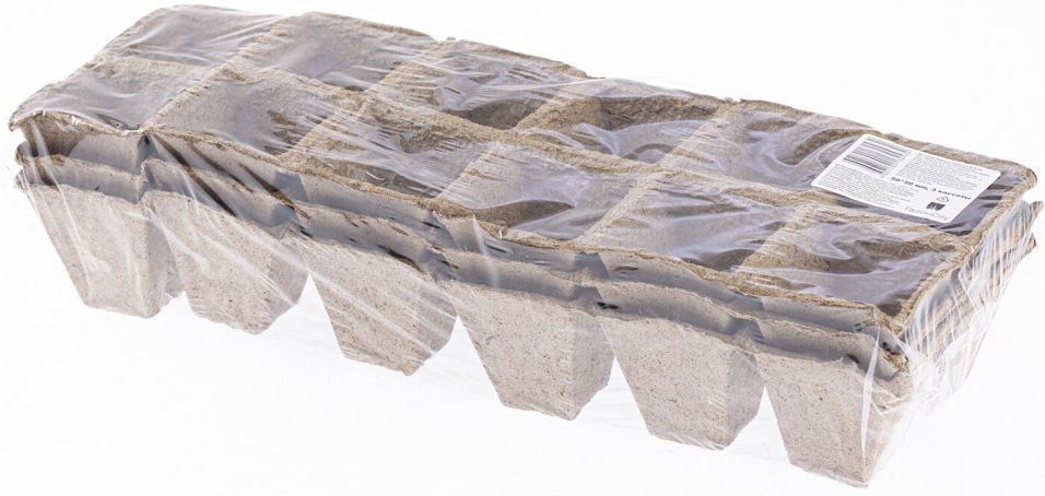 Кассета для рассады Торфяная 12 ячеек 3шт