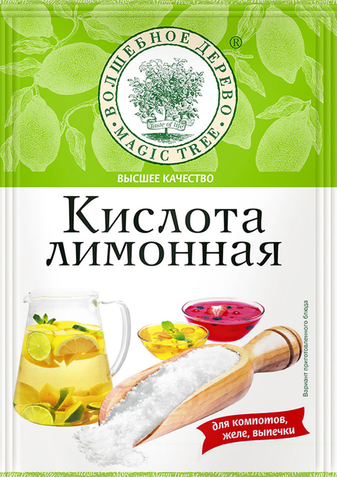 Кислота лимонная Волшебное Дерево 50г