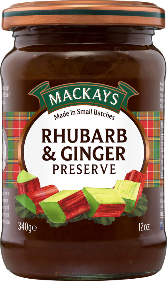 Десерт Mackays Имбирный 340г