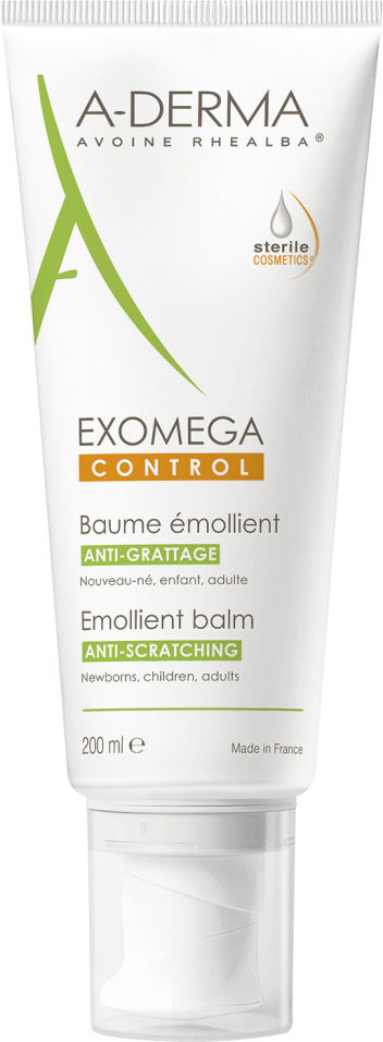 Бальзам для кожи лица и тела A-Derma Exomega Control 200мл