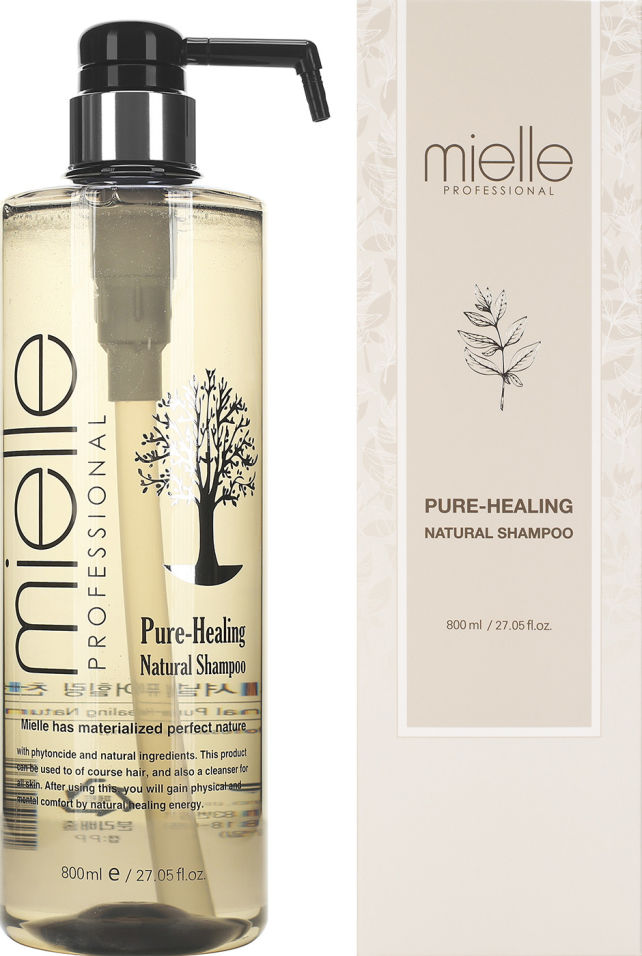 Шампунь для волос JPS Mielle натуральный 800мл