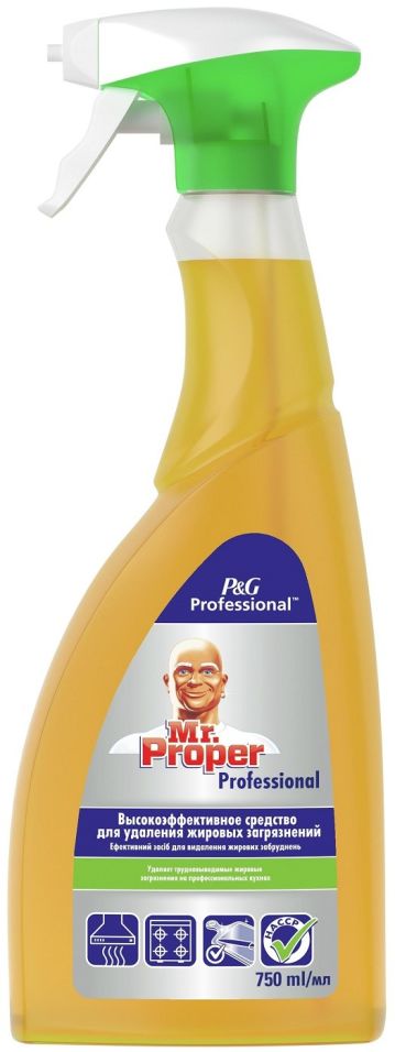 Спрей чистящий MrProper Professional для кухни и удаления жира 750мл 419₽