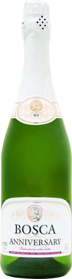 Отзывы о Напитке Bosca Anniversary винном белом полусладком 7.5% 0.75л Отзывы о Напитке Bosca Anniversary винном белом полусладком 7.5% 0.75л
