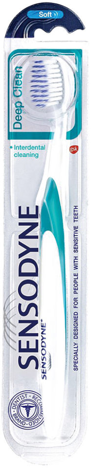 Зубная щетка Sensodyne Глубокое очищение для чувствительных зубов мягкая в ассортименте