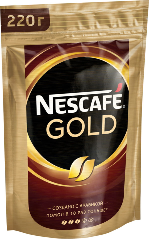 Отзывы о Кофе молотом в растворимом Nescafe Gold 220г