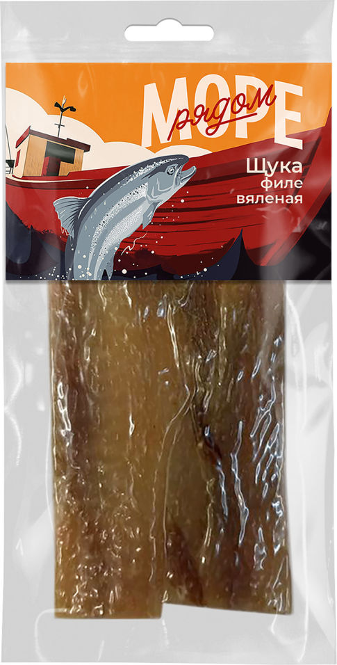 Филе Море Рядом из щуки вяленое 50г