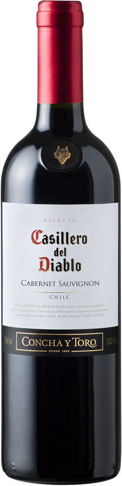 Отзывы о Вине Casillero del Diablo Cabernet Sauvignon Reserva красном сухом 13.5% 0.75л Отзывы о Вине Casillero del Diablo Cabernet Sauvignon Reserva красном сухом 13.5% 0.75л