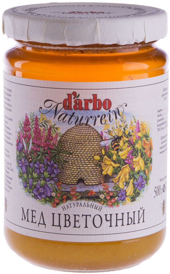 Мед Darbo Цветочный натуральный 500г