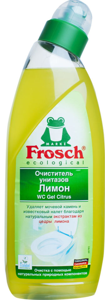 Средство для чистки унитазов Frosch Лимон 750мл