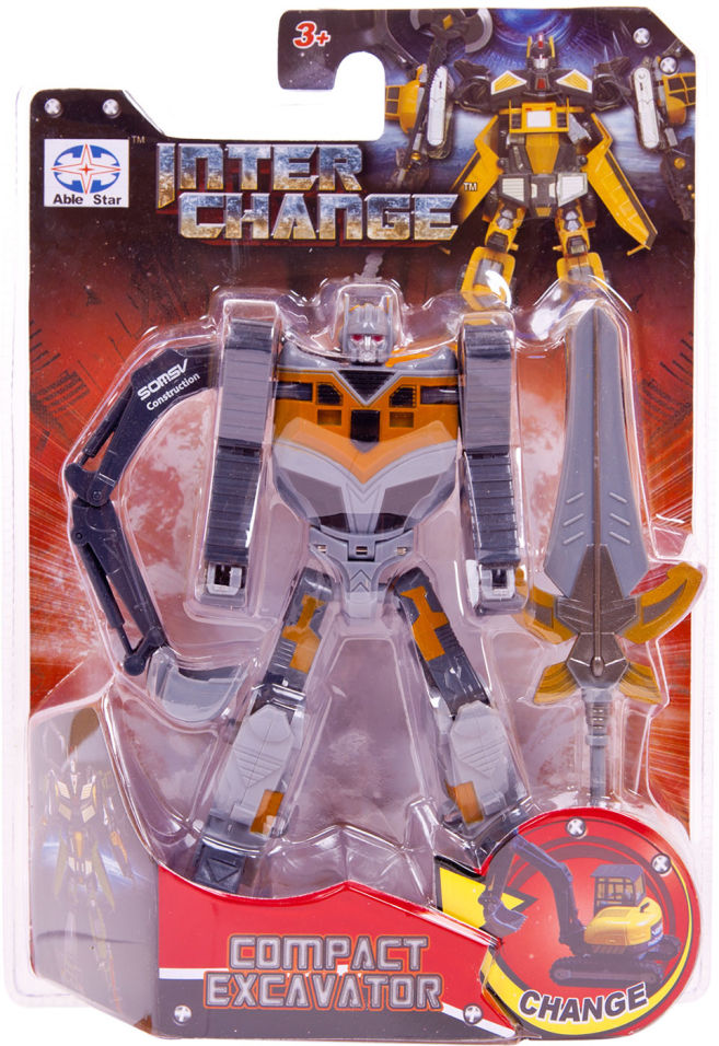 Игрушка JRX Трансформер-строитель металл в ассортименте