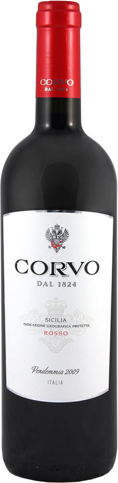 Отзывы о Вине Corvo Rosso красном сухом 12.5% 0.75л Отзывы о Вине Corvo Rosso красном сухом 12.5% 0.75л