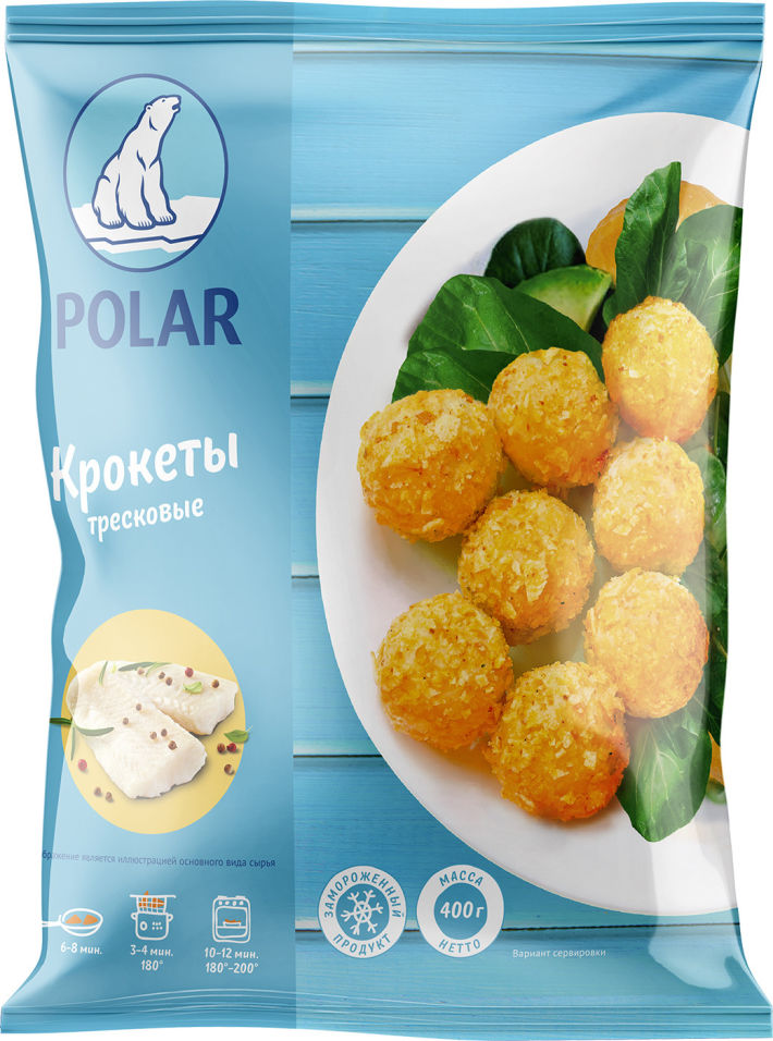 Крокеты тресковые Polar 400г