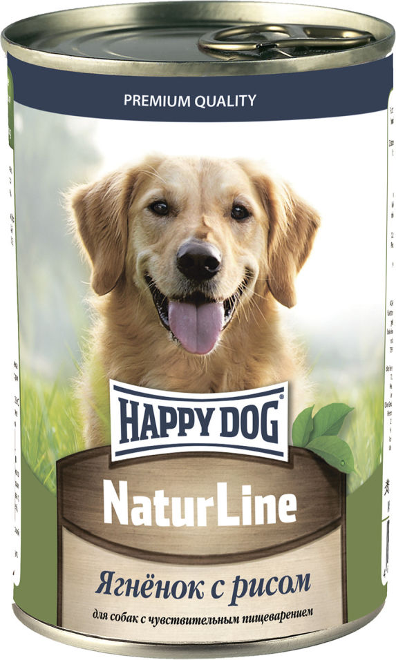 Корм для собак Happy Dog Ягненок с рисом 410г Корм для собак Happy Dog Ягненок с рисом 410г