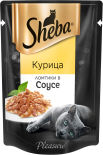 Влажный корм для кошек Sheba Pleasure Ломтики с курицей в соусе 85г