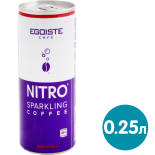 Напиток кофейный Egoiste Nitro Sparkling Coffee 250мл Напиток кофейный Egoiste Nitro Sparkling Coffee 250мл