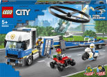 Конструктор LEGO City Police 60244 Полицейский вертолётный транспорт