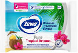 Туалетная бумага Zewa Pure без аромата влажная 42шт Туалетная бумага Zewa Pure без аромата влажная 42шт
