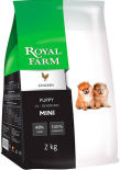 Сухой корм для щенков Royal Farm Курица для мелких пород 2кг Сухой корм для щенков Royal Farm Курица для мелких пород 2кг