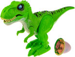 Игровой набор Zuru RoboAlive Робо-Тираннозавр зелёный + слайм