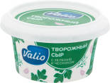 Сыр творожный Valio с зеленью и чесноком 66% 150г Сыр творожный Valio с зеленью и чесноком 66% 150г