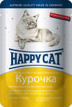 Корм для кошек Happy Cat Курочка в яичном соусе 100г Корм для кошек Happy Cat Курочка в яичном соусе 100г