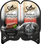 Корм для кошек Sheba Perfect Portion паштет с говядиной 2шт*37.5г Корм для кошек Sheba Perfect Portion паштет с говядиной 2шт*37.5г