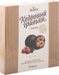 Конфеты Дико и вкусно Кедровый грильяж с клюквой 120г Конфеты Дико и вкусно Кедровый грильяж с клюквой 120г