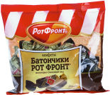 Конфеты Рот Фронт Батончики шоколадно-сливочный вкус 250г Конфеты Рот Фронт Батончики шоколадно-сливочный вкус 250г