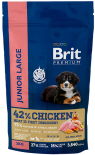 Сухой корм для собак Brit Premium Dog Junior Large Для молодых собак с курицей 3кг