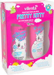 Подарочный набор для детей Vilenta Pretty Kitty Шампунь-гель 2-в-1 400мл и Бальзам для волос 200мл