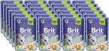 Влажный корм для кошек Brit Premium Форель желе 85г