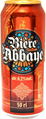 Пиво Abbaye 6.2% 0.5л