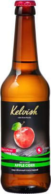 Сидр Kelvish Яблочный полусладкий 4.7% 0.45л
