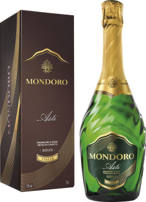Вино Mondoro Asti белое игристое сладкое 7.5% 0.75л п/у