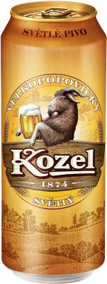Пиво Velkopopovicky Kozel Svetly 4% 0.45л