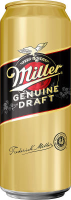 Напиток пивной Miller Genuine Draft 4.7% 0.5л