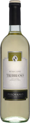 Вино Pirovano Trebbiano Rubicone белое сухое 11% 0.75л