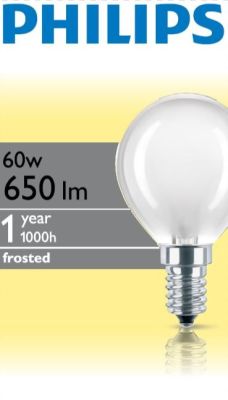 Лампа накаливания Philips P45 FR E14 60Вт