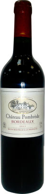 Вино Chateau Pombrede Bordeaux красное сухое 9-15% 0.75л