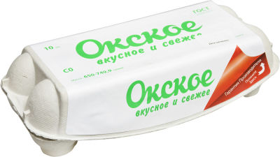 Яйца Окское СО белые 10шт
