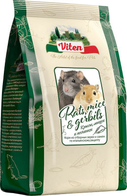 Корм для грызунов Viten для крыс мышей и песчанок 400г